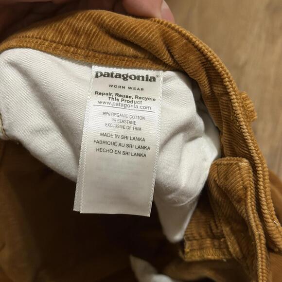 Patagonia Women’s Corduroy Organic Cotton Pants Worn Wear - Picture 6 of 8